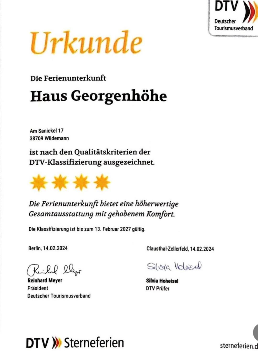 Haus Georgenhoehe Wildemann Eksteriør bilde